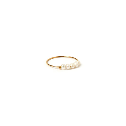 Arms Of Eve - Remi Pearl Ring - Gold