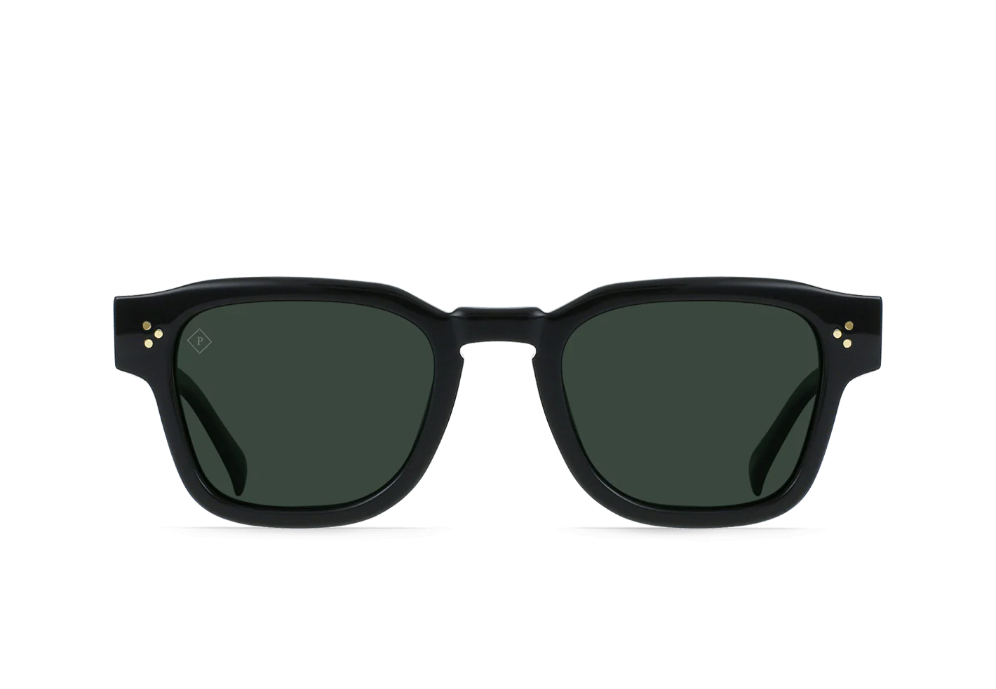 Raen - Reece - Recycled Black / Green Polarized