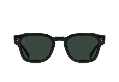 Raen - Reece - Recycled Black / Green Polarized