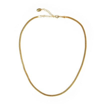 Arms Of Eve - Sylvia Snake Chain Necklace - Gold