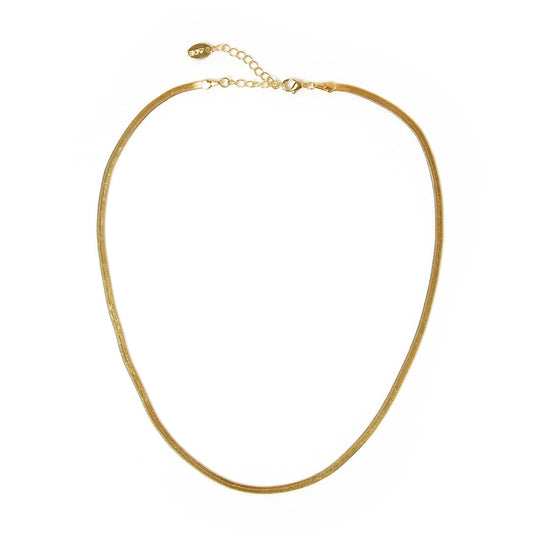 Arms Of Eve - Sylvia Snake Chain Necklace - Gold
