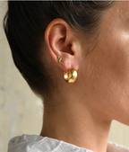 Cleopatra's Bling - Hecate Hoop Earrings - Gold Plated