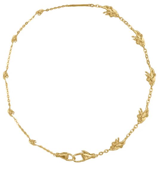 Cleopatra's Bling -  Botticini Necklace - Gold