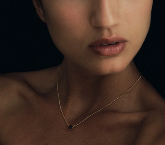 Temple Of The Sun - Venus Solitaire Necklace - Gold