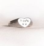 Salty Dagger - Little Heart Ring
