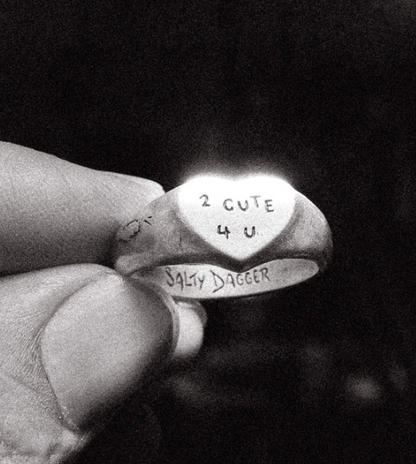 Salty Dagger - Little Heart Ring