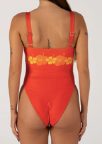 Inner Relm - Sundeck One Piece - Tangerine