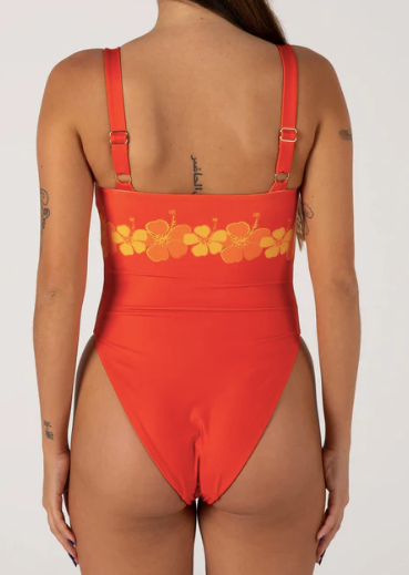 Inner Relm - Sundeck One Piece - Tangerine