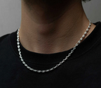 Sue The Boy - Cable Bar Chain Necklace