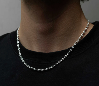 Sue The Boy - Cable Bar Chain Necklace (50cm)