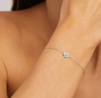 By Charlotte - Bloom Within Lotus Bracelet - Silver