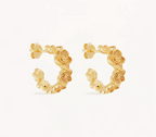 By Charlotte - Bloom With Grace Hoops - Gold