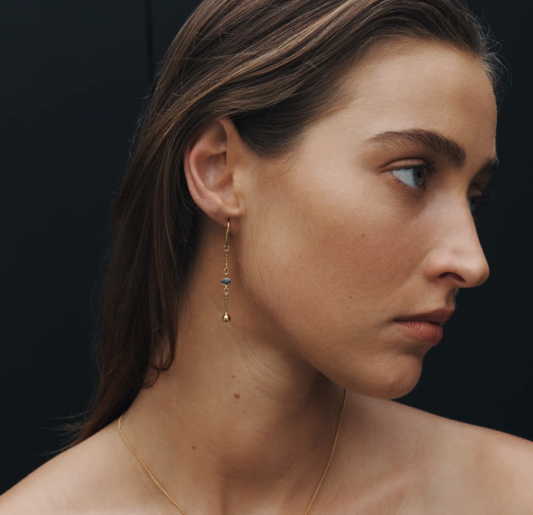 Temple Of The Sun - Ula Earrings - Gold