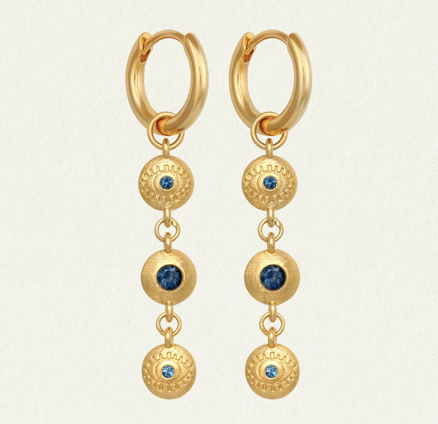 Temple Of The Sun - Blessing Earrings - Gold