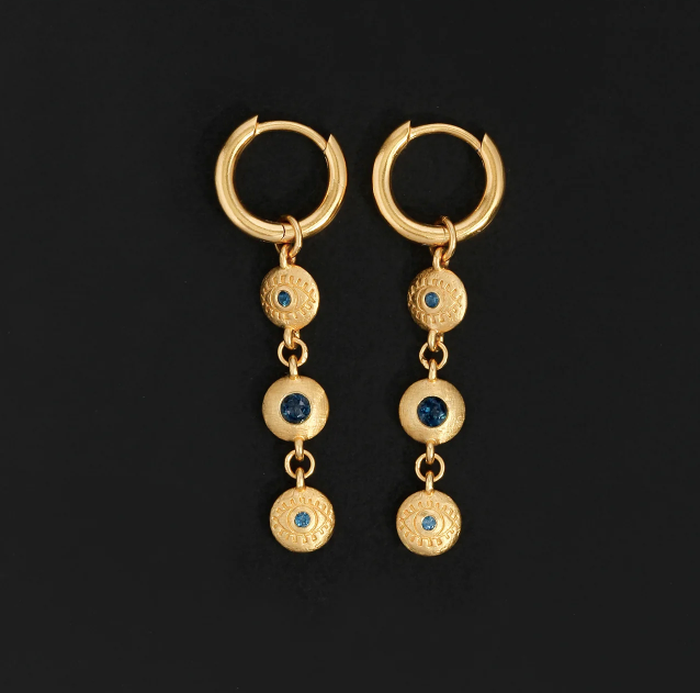 Temple Of The Sun - Blessing Earrings - Gold