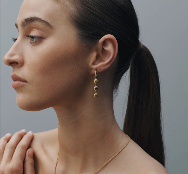 Temple Of The Sun - Blessing Earrings - Gold