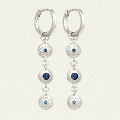 Temple Of The Sun - Blessing Earrings Silver