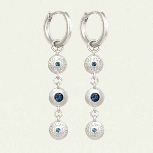 Temple Of The Sun - Blessing Earrings Silver