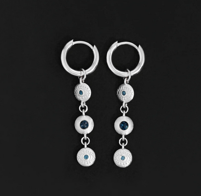 Temple Of The Sun - Blessing Earrings Silver