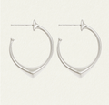 Temple Of The Sun - Saba Hoops - Silver