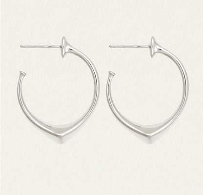 Temple Of The Sun - Saba Hoops - Silver