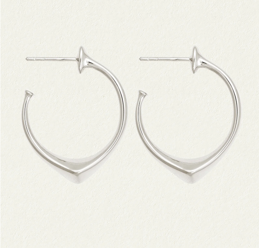 Temple Of The Sun - Saba Hoops - Silver