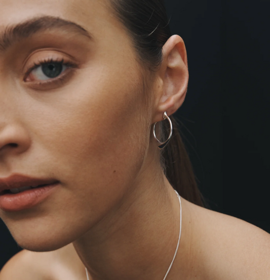 Temple Of The Sun - Saba Hoops - Silver