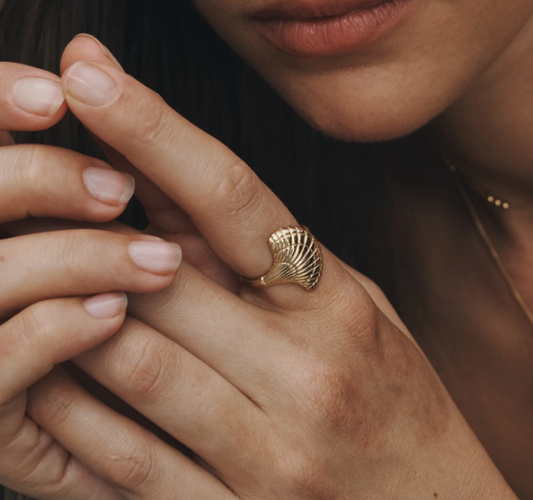 Temple Of The Sun - Eleni Ring - Gold