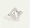 Temple Of The Sun - Eleni Ring - Silver