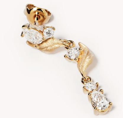 By Charlotte - Through The Seasons Drop Earrings - Gold