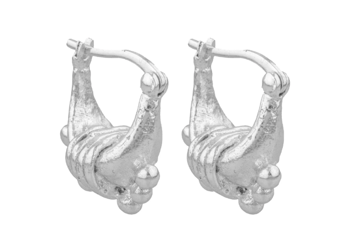 Cleopatra's Bling - Else Hoops - Silver