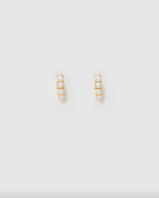 Arms of Eve- Presley Pearl Huggie Earrings