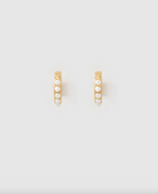 Arms of Eve- Presley Pearl Huggie Earrings