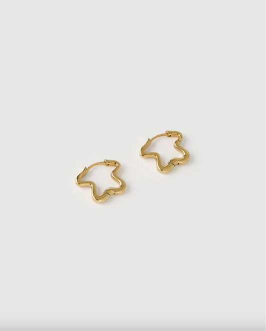 Arms of Eve- Pixie Gold Huggie Earrings