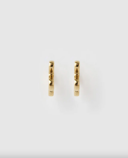 Arms of Eve- Pixie Gold Huggie Earrings