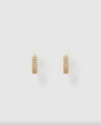 Arms of Eve- Khloe Gold Earrings - Stone