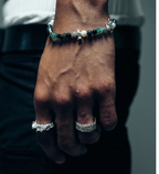 Lox & Chain - Protector Bracelet Jade