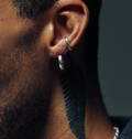 Lox & Chain - Pave Earring Single