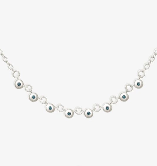 Temple Of The Sun - Mavi Chain Necklace - Silver