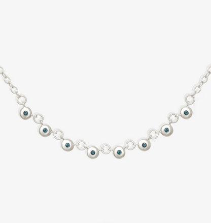 Temple Of The Sun - Mavi Chain Necklace - Silver