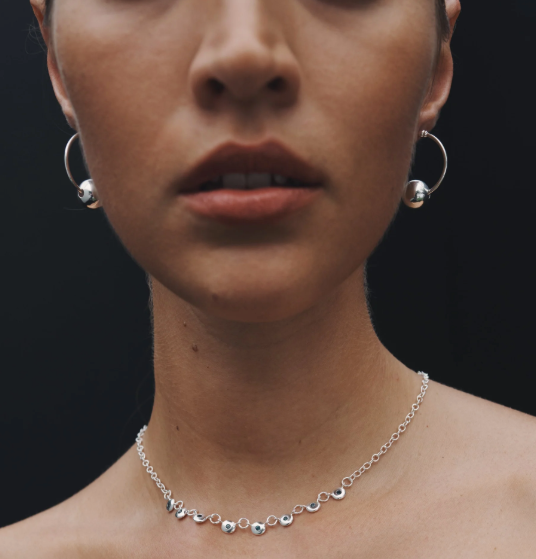 Temple Of The Sun - Mavi Chain Necklace - Silver