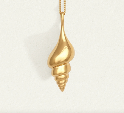 Temple Of The Sun - Spire Pendant Necklace - Gold