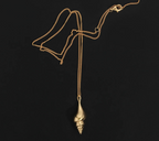 Temple Of The Sun - Spire Pendant Necklace - Gold