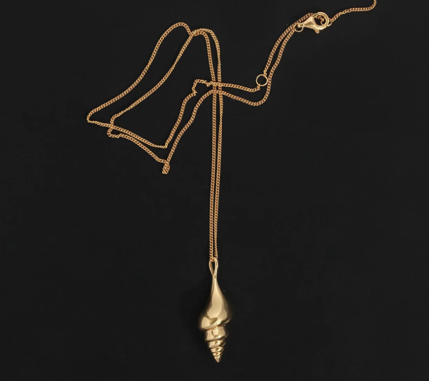 Temple Of The Sun - Spire Pendant Necklace - Gold