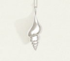 Temple Of The Sun - Spire Pendant Necklace - Silver