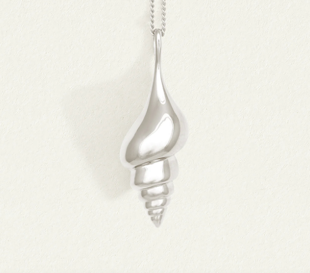 Temple Of The Sun - Spire Pendant Necklace - Silver