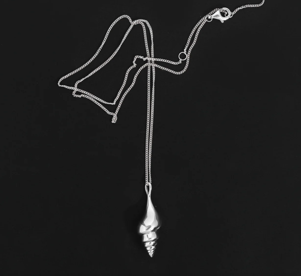 Temple Of The Sun - Spire Pendant Necklace - Silver