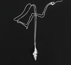 Temple Of The Sun - Spire Pendant Necklace - Silver