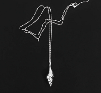 Temple Of The Sun - Spire Pendant Necklace - Silver
