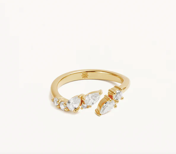 By Charlotte - Ocean Whisper Ring - Gold